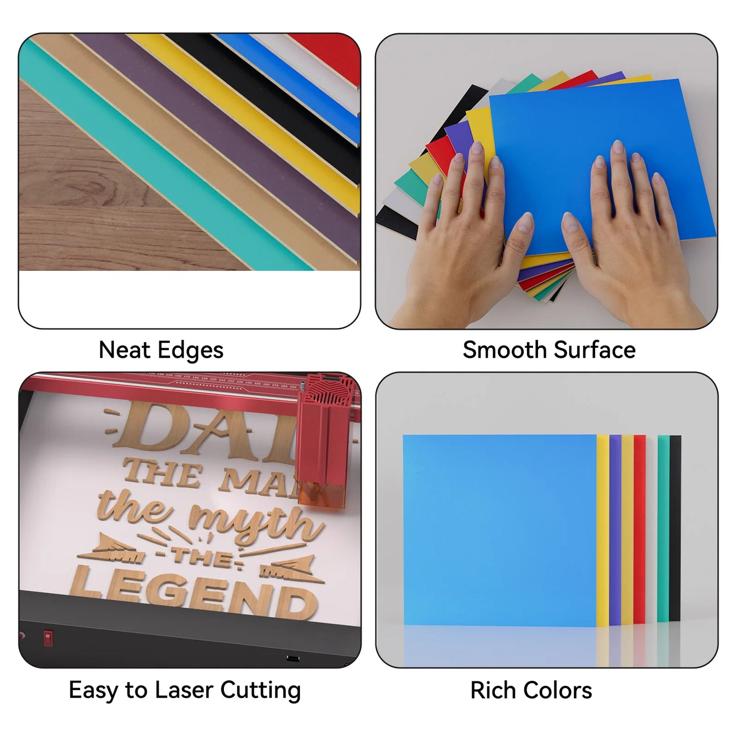 Creality Paint Free Plywood For Laser Cutting And Crafting