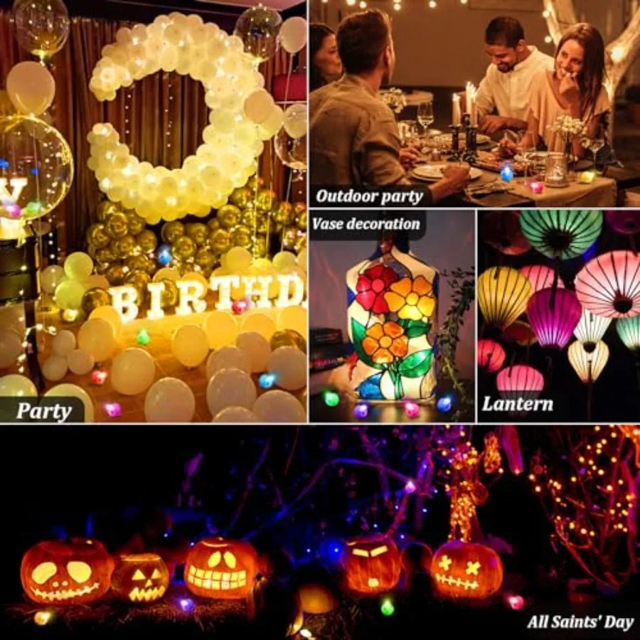 Mini LED Balloon Lights For Birthday Party Decorations