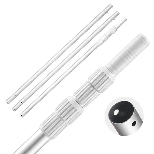 SucceBuy Telescoping Pool Pole For Swimming Net And Vacuum Head