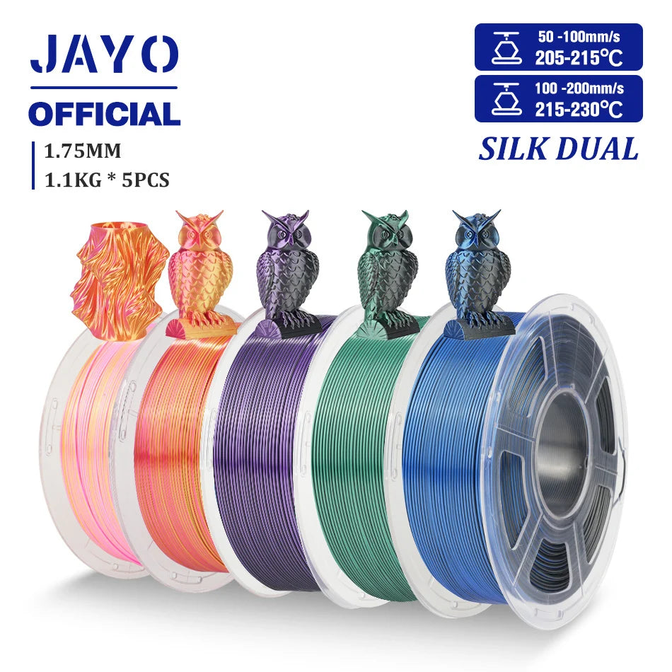 JAYO Premium PLA Filament For 3D Printing Low Shrinkage