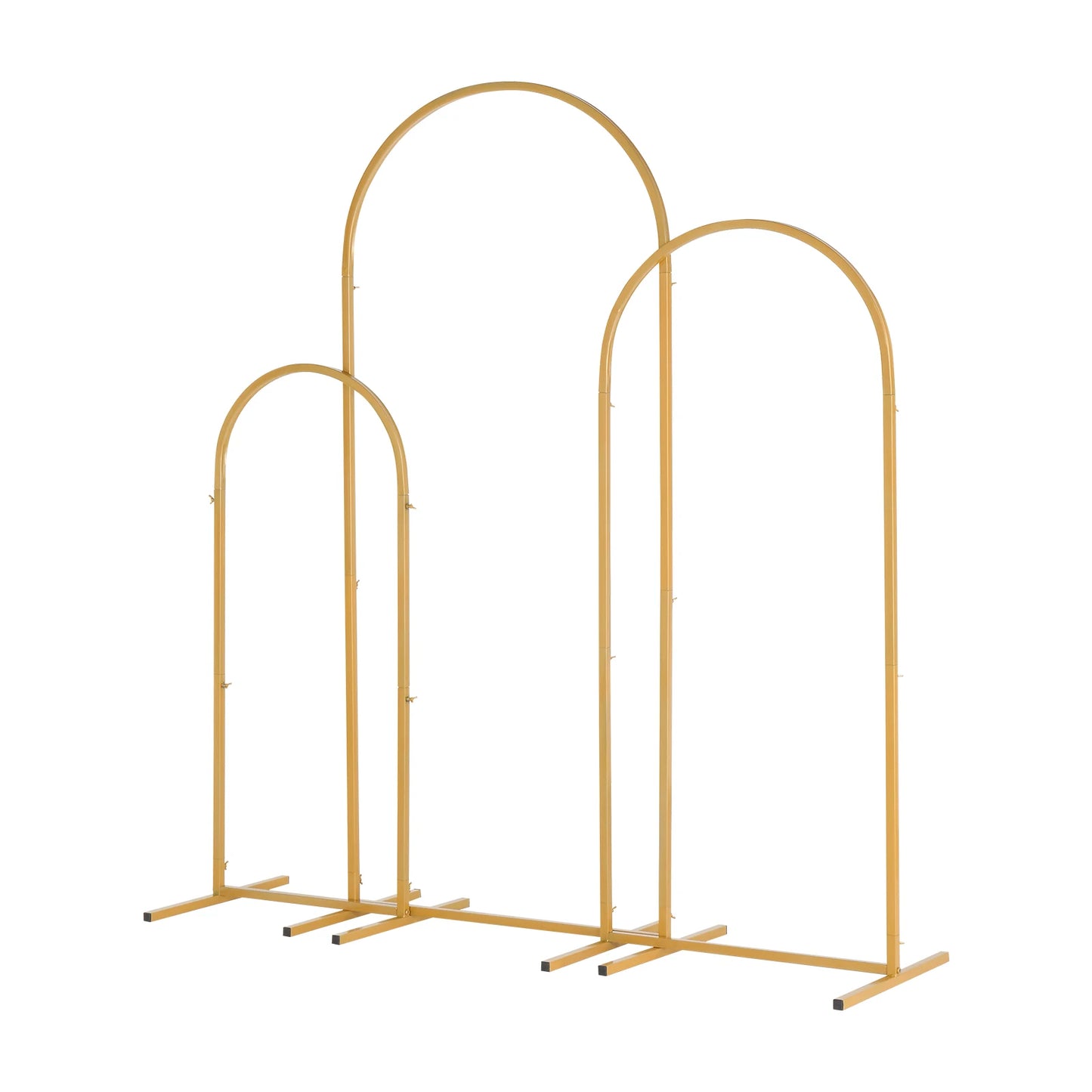Adjustable Metal Arch Backdrop Stand Kit For Weddings And Parties