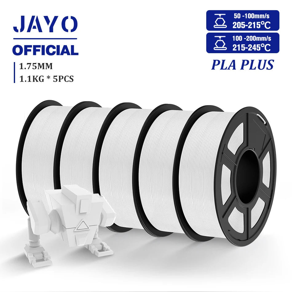 Jayo Premium 3D Printer Filament PLA Plus ABS PETG Silk