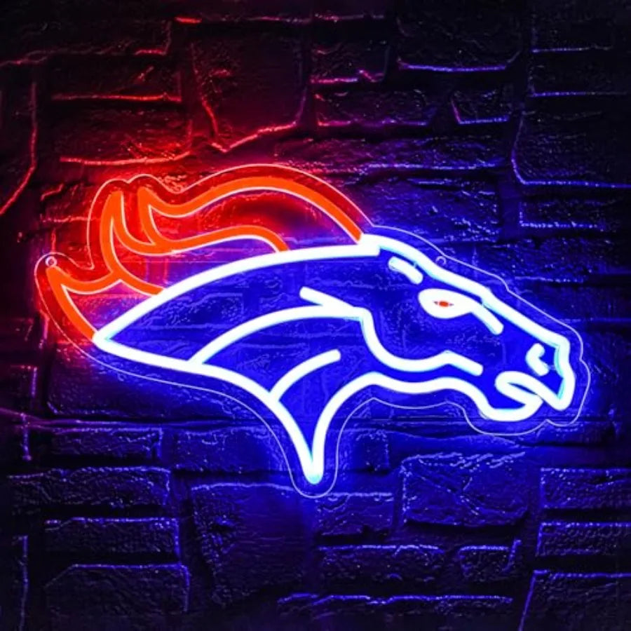 Football Neon Sign Dimmable Wall Light for Man Cave Decor