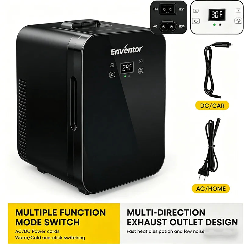 Enventor Portable Car Refrigerator Cooler And Warmer