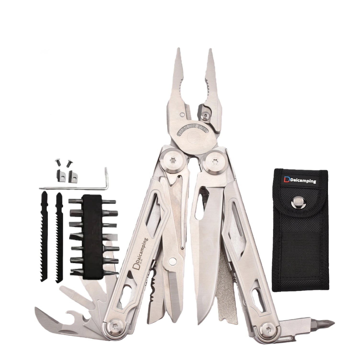 Daicamping Stainless Steel Multifunctional Plier Multi Tool