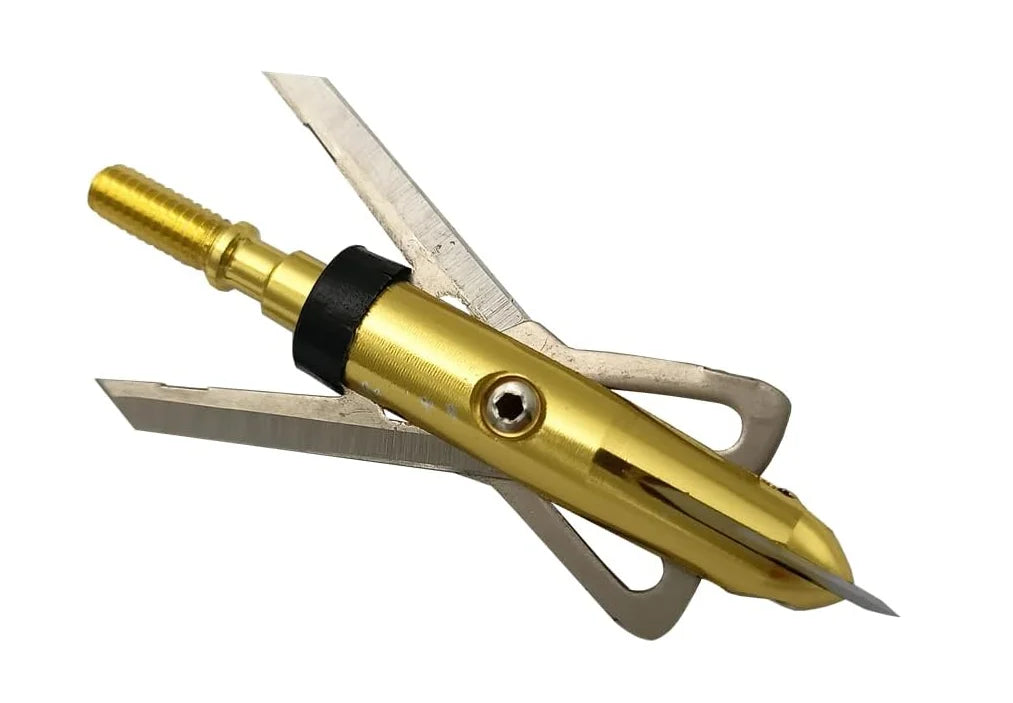 6Pcs Hunting Broadhead Crossbow X 100 Grain 2-Blade Archery Arrow Broadhead