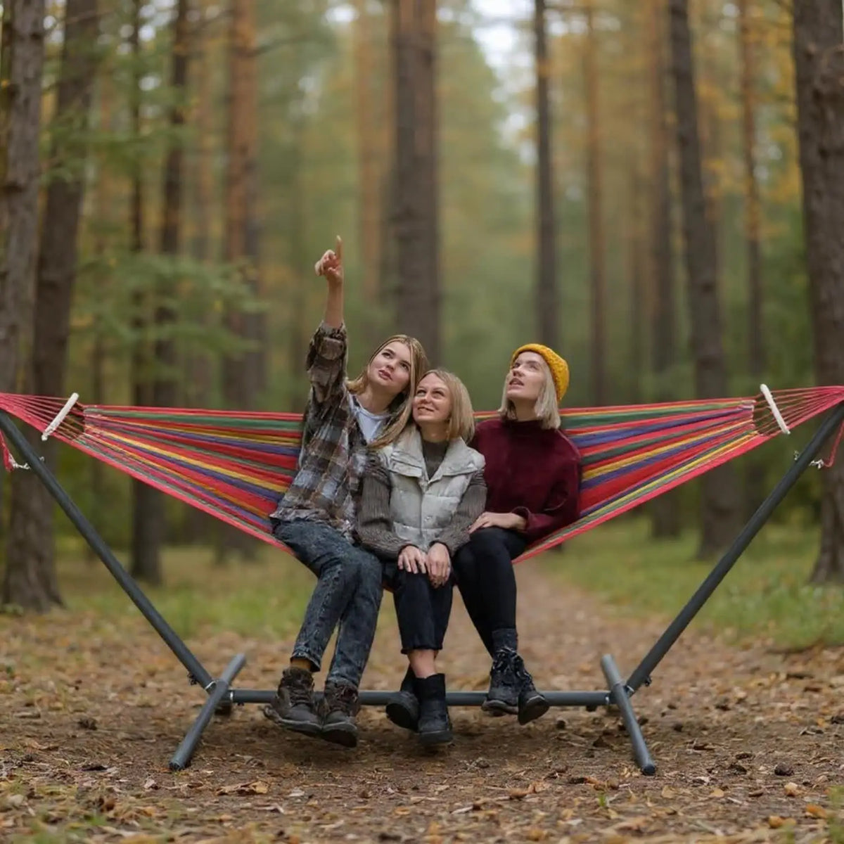 Gyroor Adjustable Stand Hammock With Storage Bag For Outdoor Camping