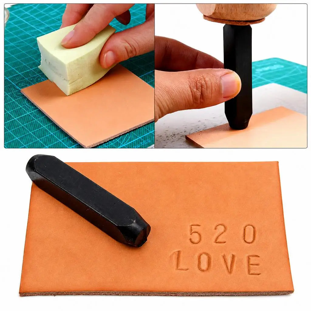 Heavy Duty Carbon Steel Number Letter Stamp Kit For Crafts