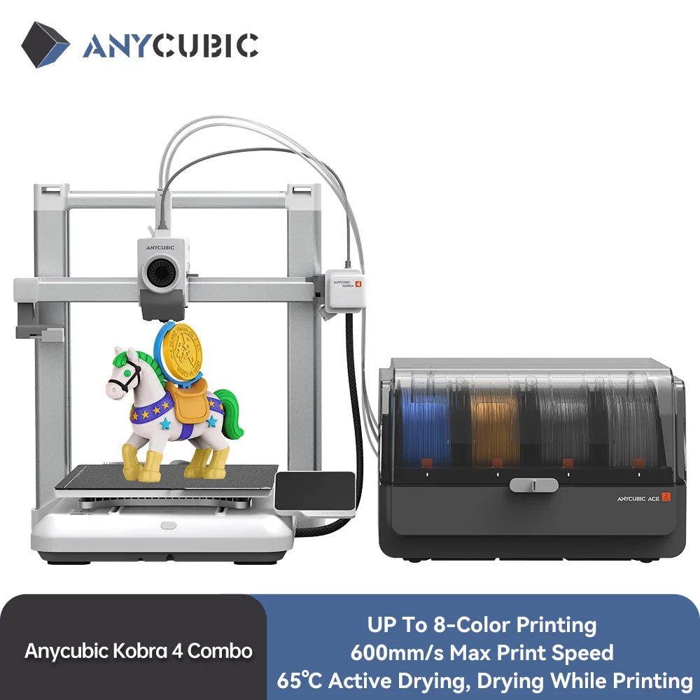 Anycubic Kobra 4 FDM 3D Printer Features App Control