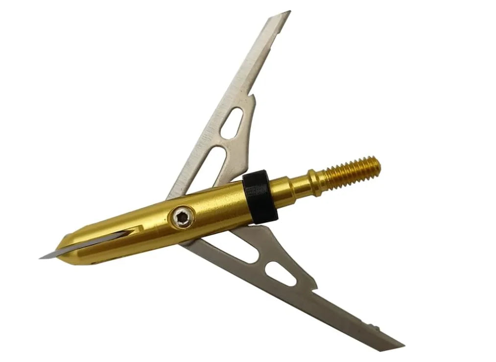 6Pcs Hunting Broadhead Crossbow X 100 Grain 2-Blade Archery Arrow Broadhead