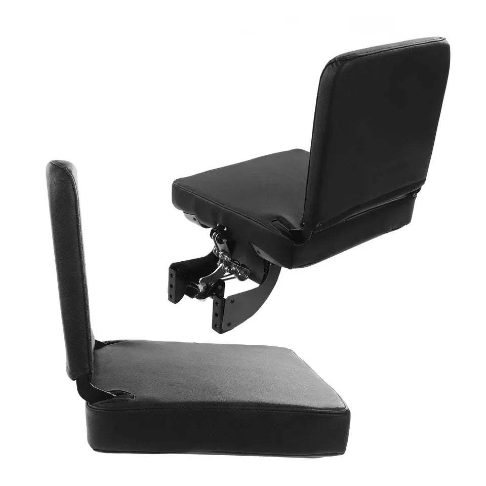 HWHongRV Heavy Duty Leather RV Bus Folding Flip Seat