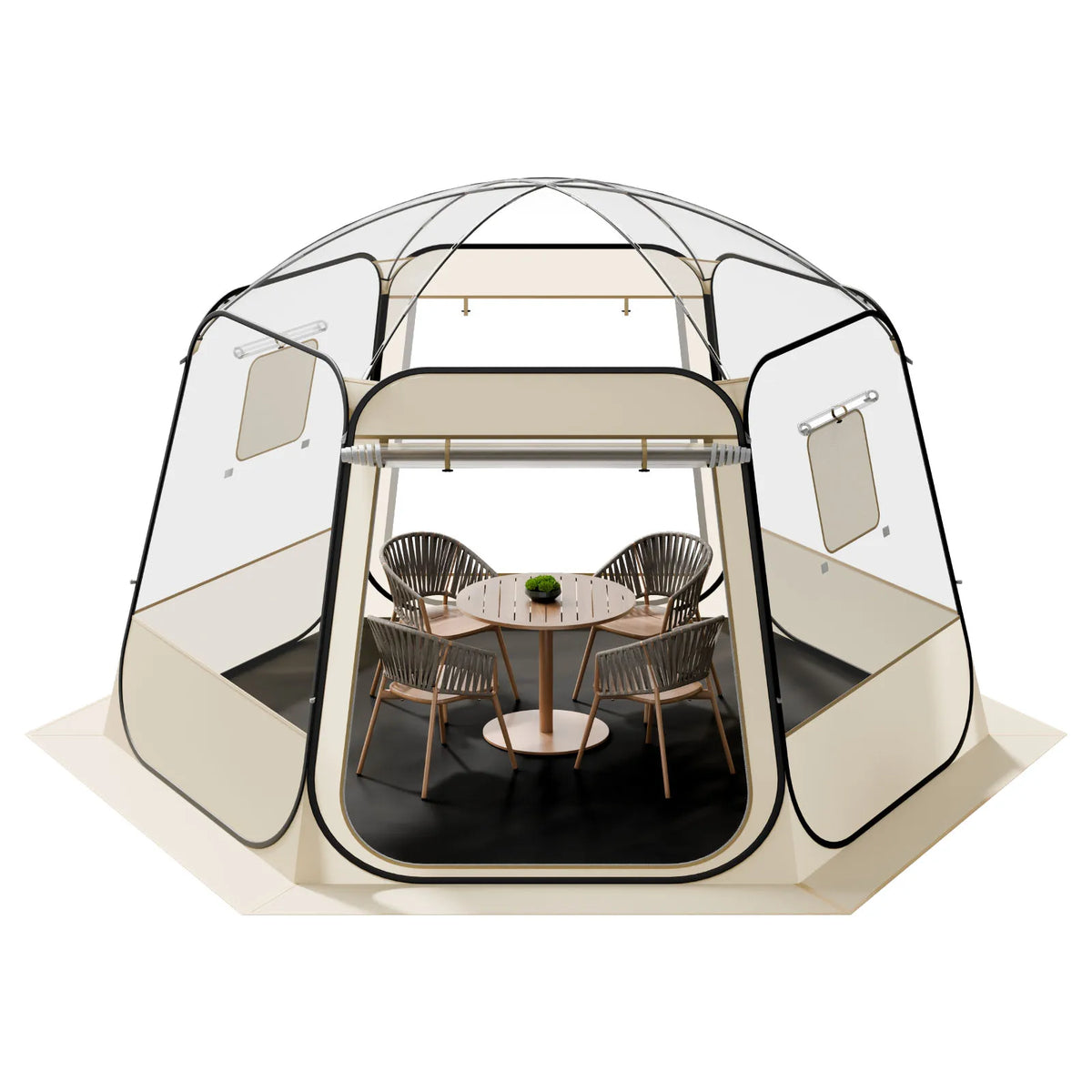 SucceBuy Clear Pop Up Bubble Tent For Outdoor Garden Shelter