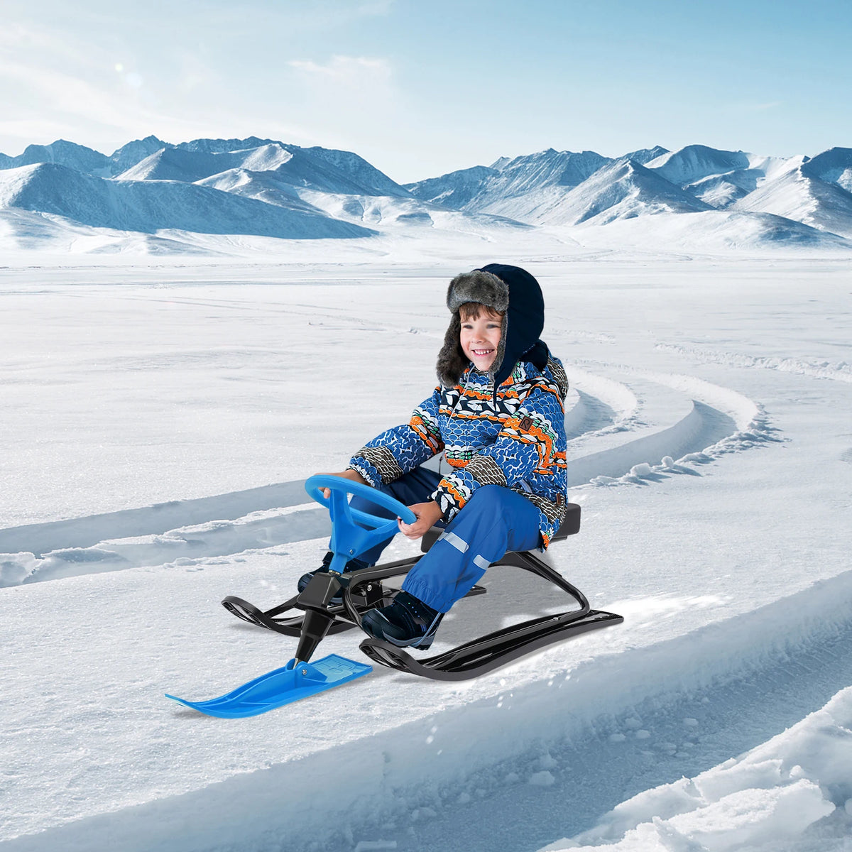 Durable Multi Scene Snow Sled Board For Adults And Kids
