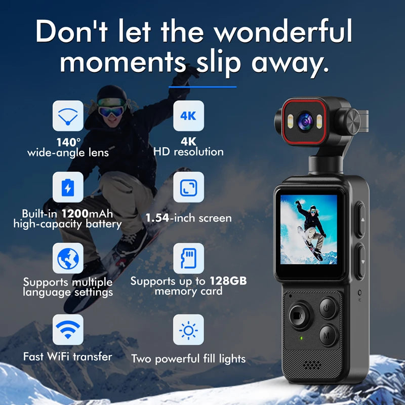 Lenovo D2 Wireless Action Camera With Night Vision