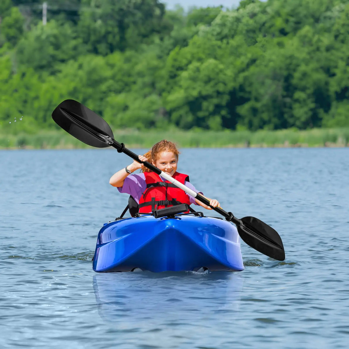 Durable Sit On Top Kayak With Paddle For Adult Recreation