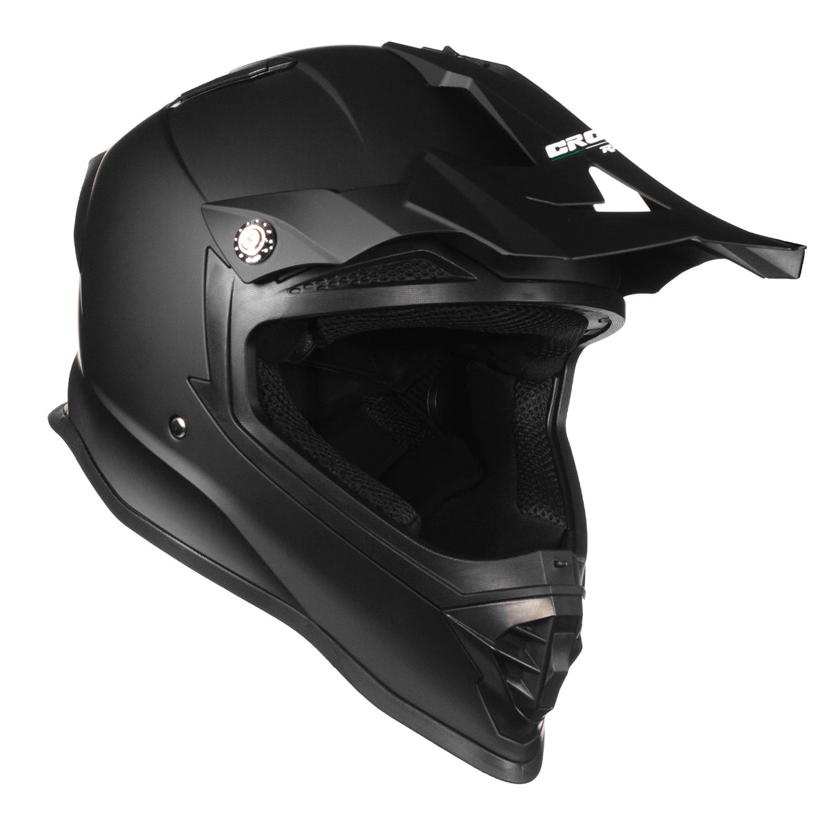 Crown Racing Full Face Motocross Helmet With Goggles Dot Approved