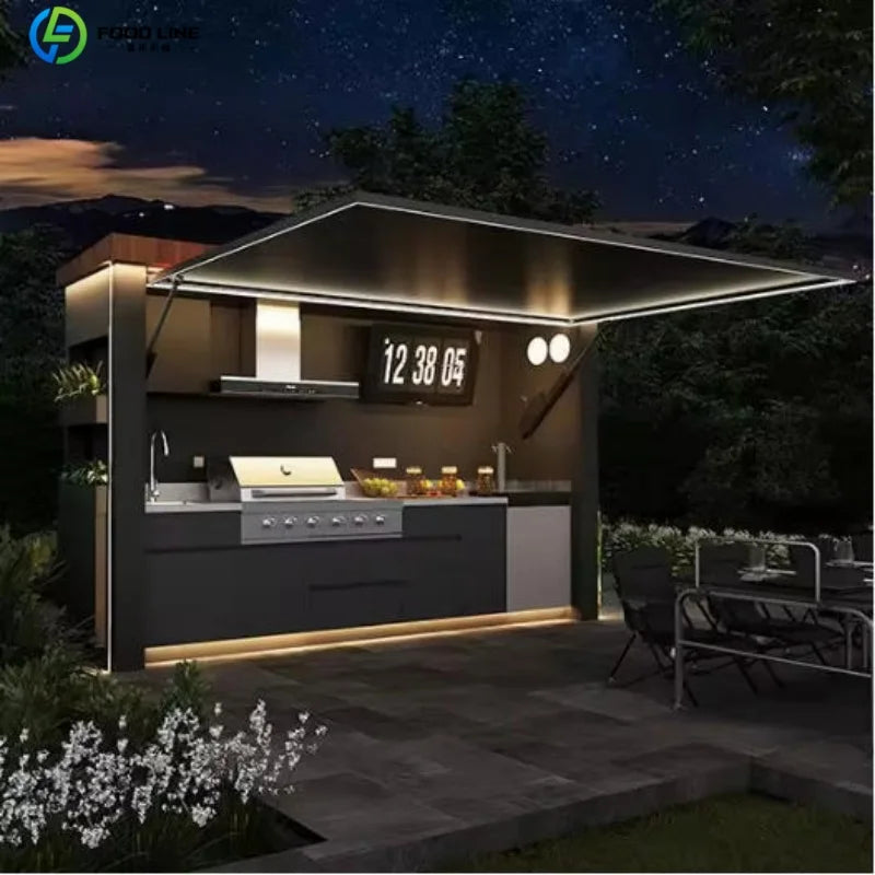Foodline Modular Outdoor Kitchen BBQ Island Stainless Steel Cabinets