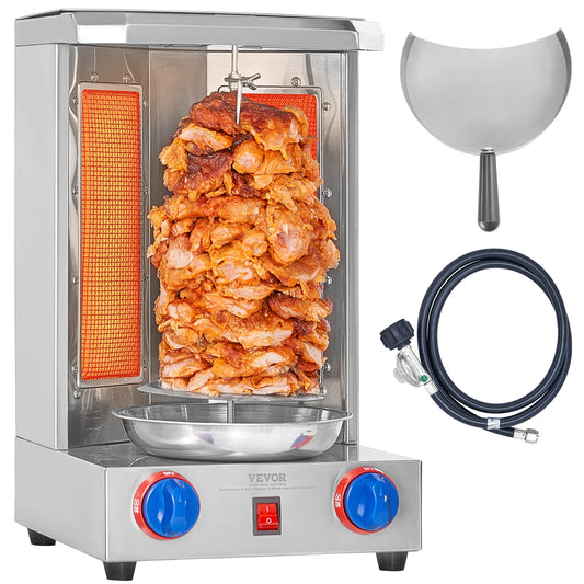 SucceBuy Gas Shawarma Grill Rotisserie for Gyro and Doner Kebab
