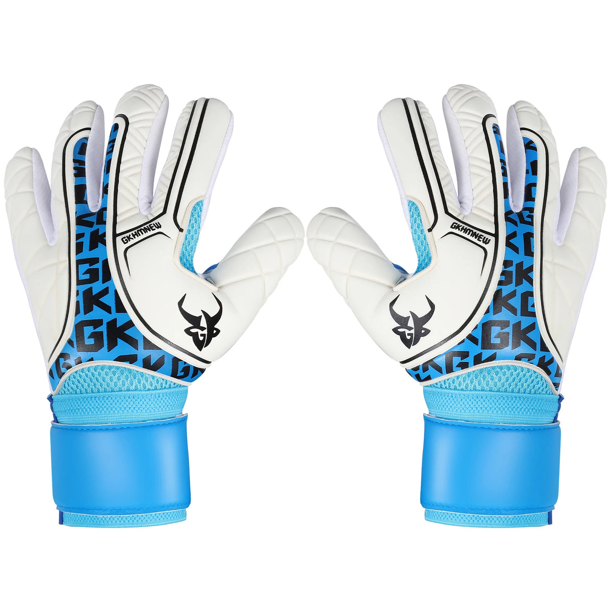 GKHMNEW Premium Knit Palm Soccer Goalkeeper Gloves