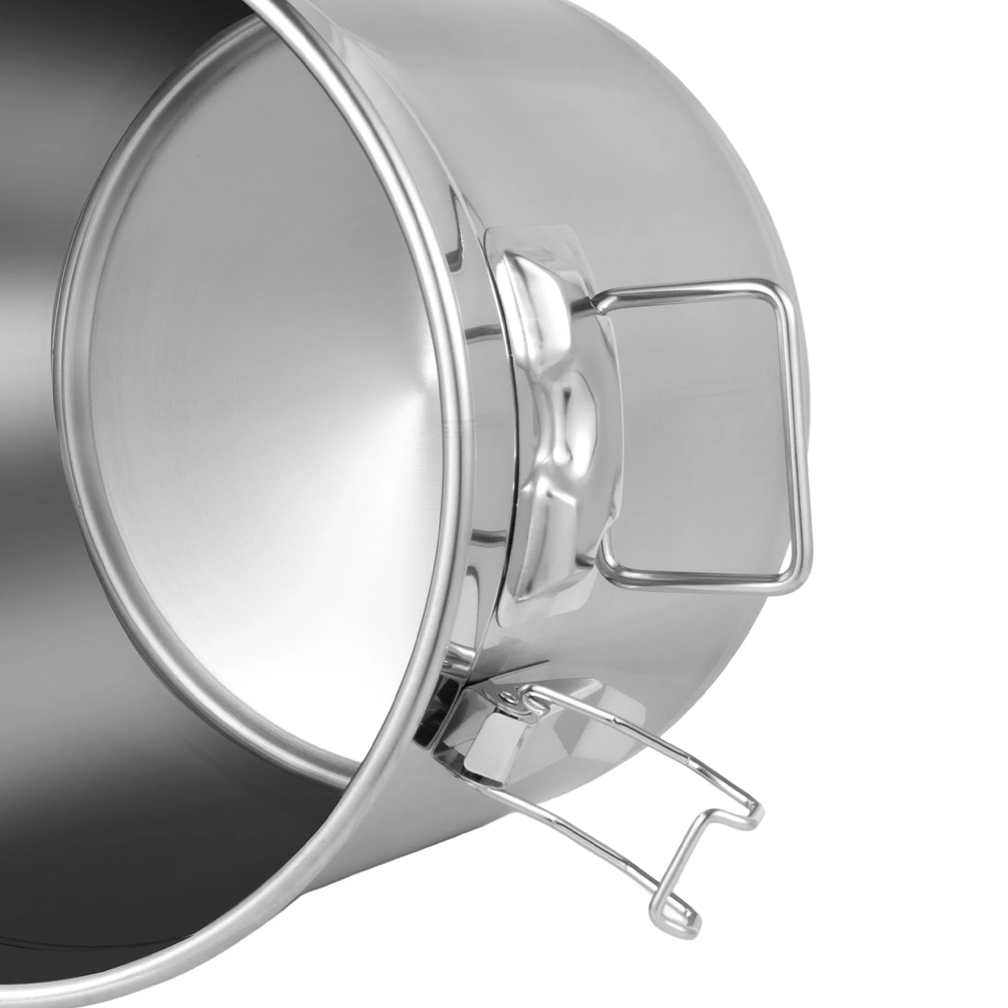 Stainless Steel Airtight Kitchen Storage Canister With Secure Latching Lid