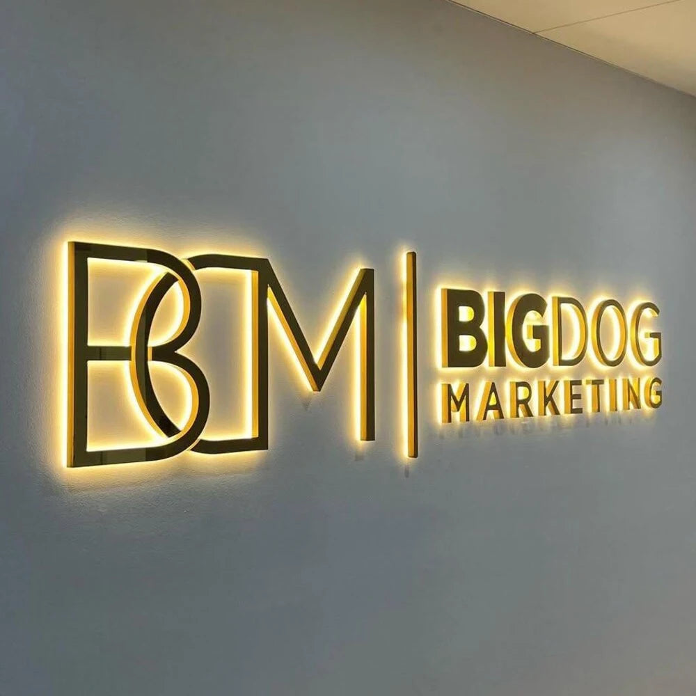 Custom Outdoor Business Sign Large Metal Blacklit Sign Business Laser Cut Metal Sign 3D Wall Logo Letter For Shop Salon Hotel
