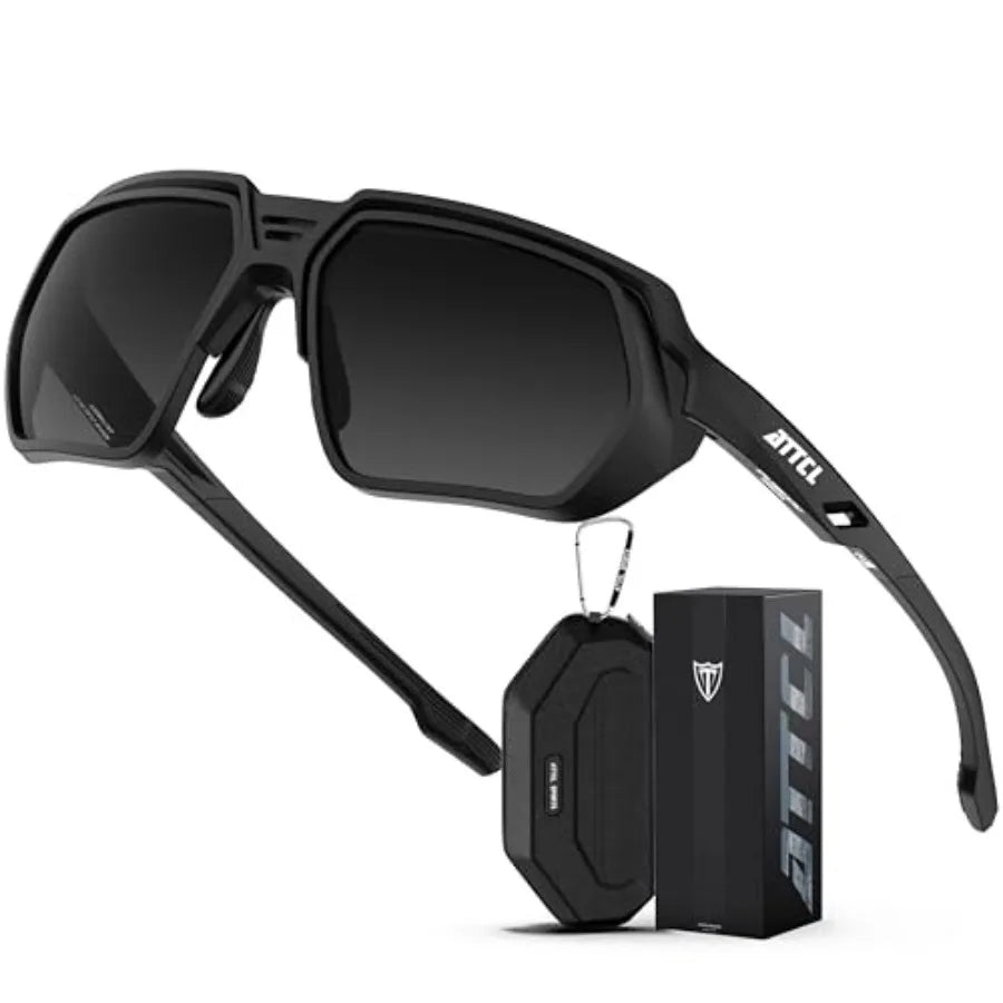 Sports Polarized Sunglasses With UV400 Protection And TR90 Frame