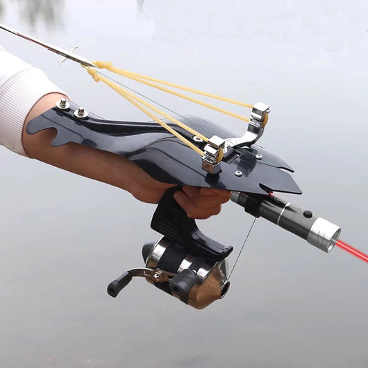 Outdoor Slingshot Hunting Catapult With Fishing Hook Bundle