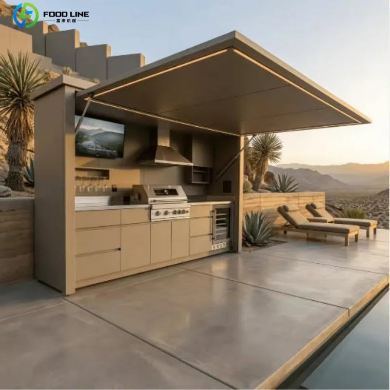 Foodline Modular Outdoor Kitchen BBQ Island Stainless Steel Cabinets