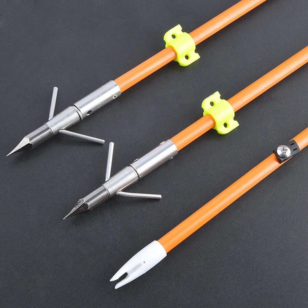 Premium Fiberglass Bowfishing Arrows For Outdoor Hunting