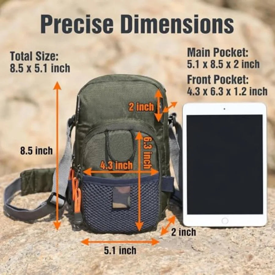 Lightweight Fly Fishing Chest Pack Tackle Storage Pouch