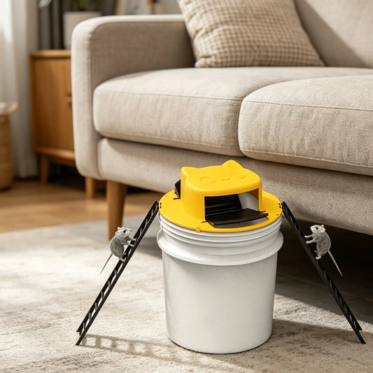 Automatic Reset Reusable Bucket Compatible Rat Mouse Trap