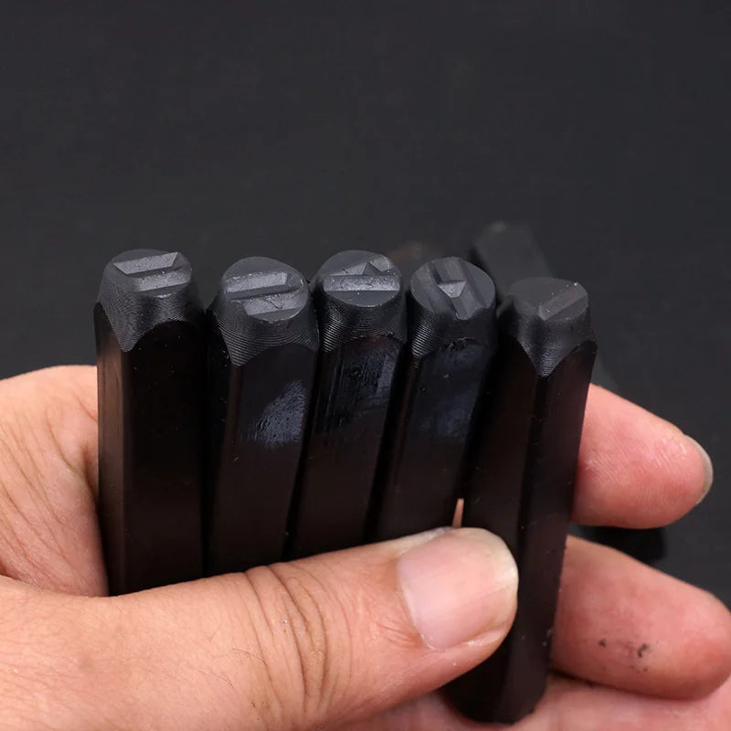 Heavy Duty Carbon Steel Number Letter Stamp Kit For Crafts