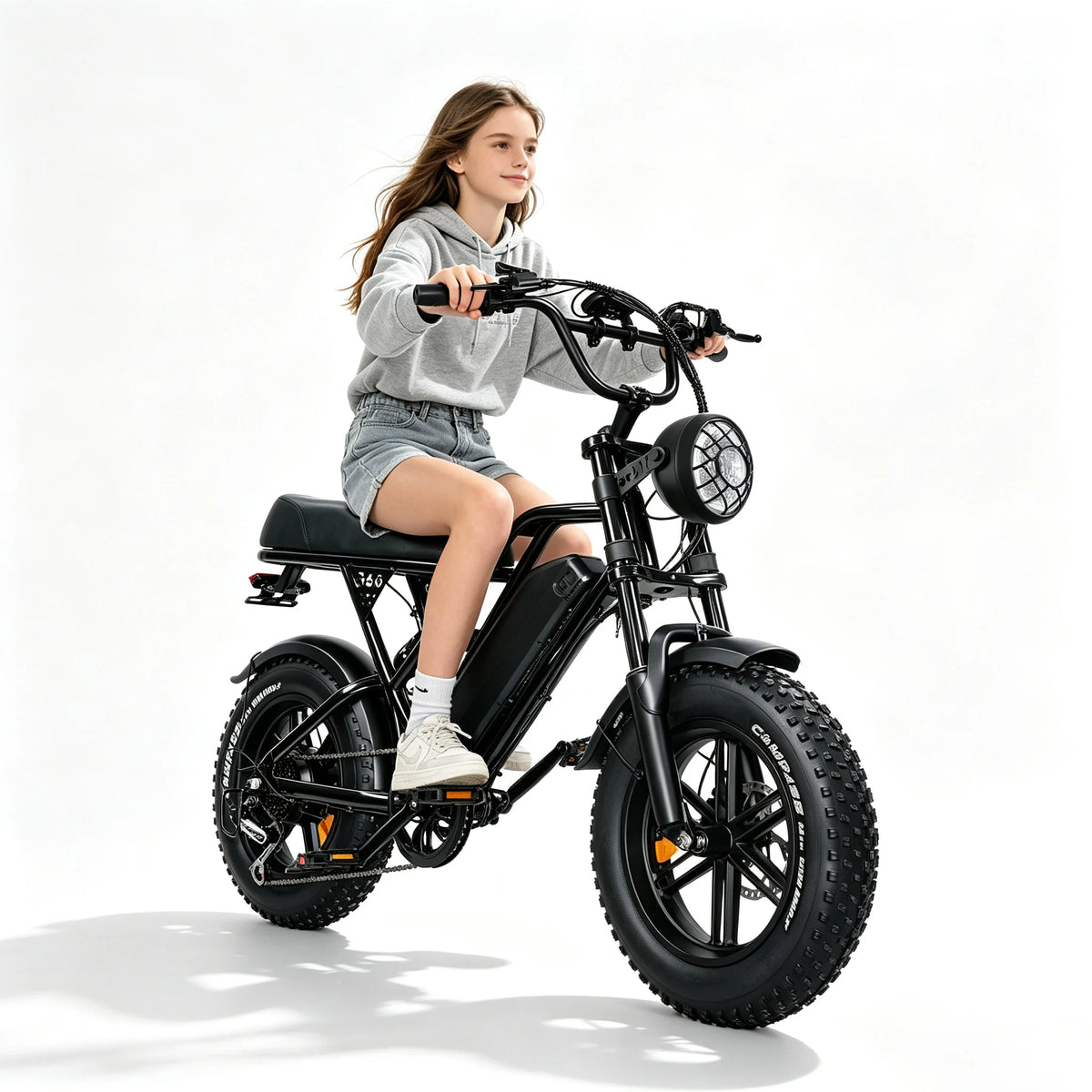 OBX G60 Fat Tire Off Road Electric Bike Removable Battery