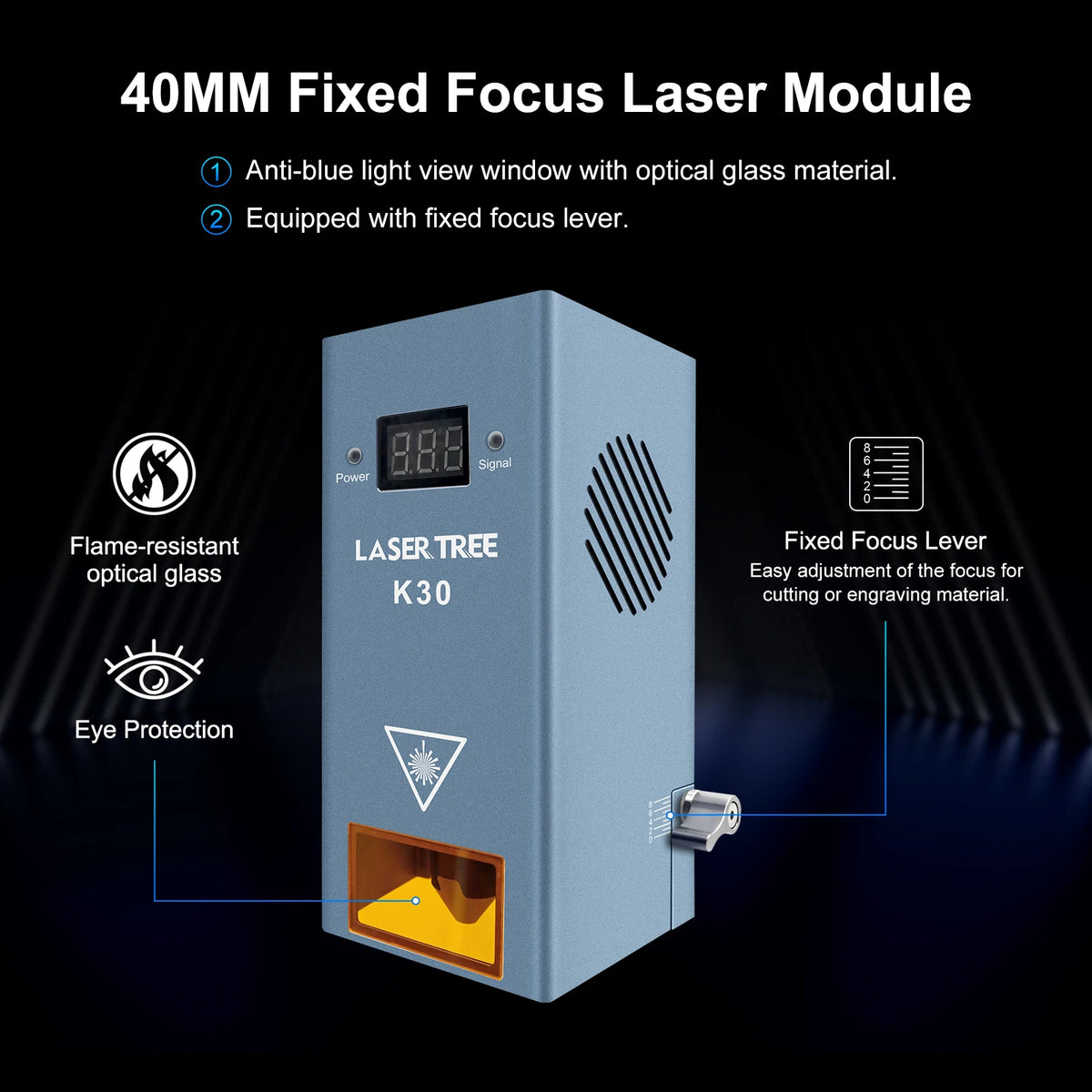Laser Tree K30 30W Air Assist Diode Laser Cutting Tool