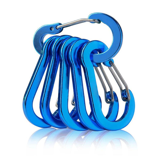 West Biking Multifunctional D Shape Carabiner Spring Snap Clip