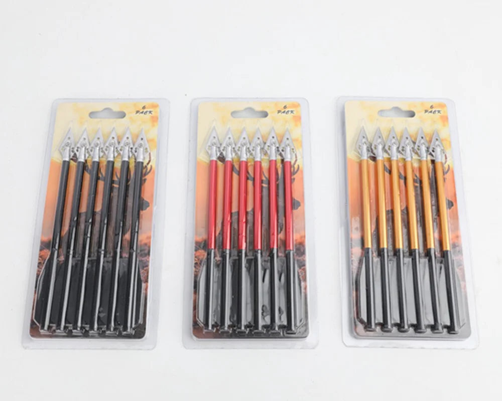 Aluminium Crossbow Arrows 12pcs 6.7 Inch Crossbow Bolts Removable Blade Arrowheads Suitable for Outdoor Archery Shooting Hunting