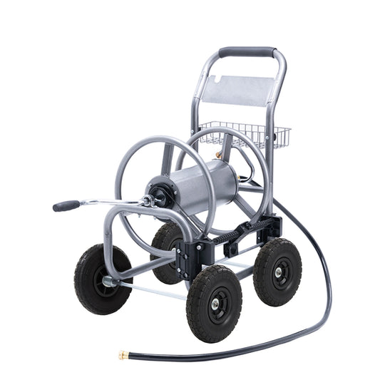 Giraffe Tools Heavy Duty Garden Hose Reel Cart With Wheels