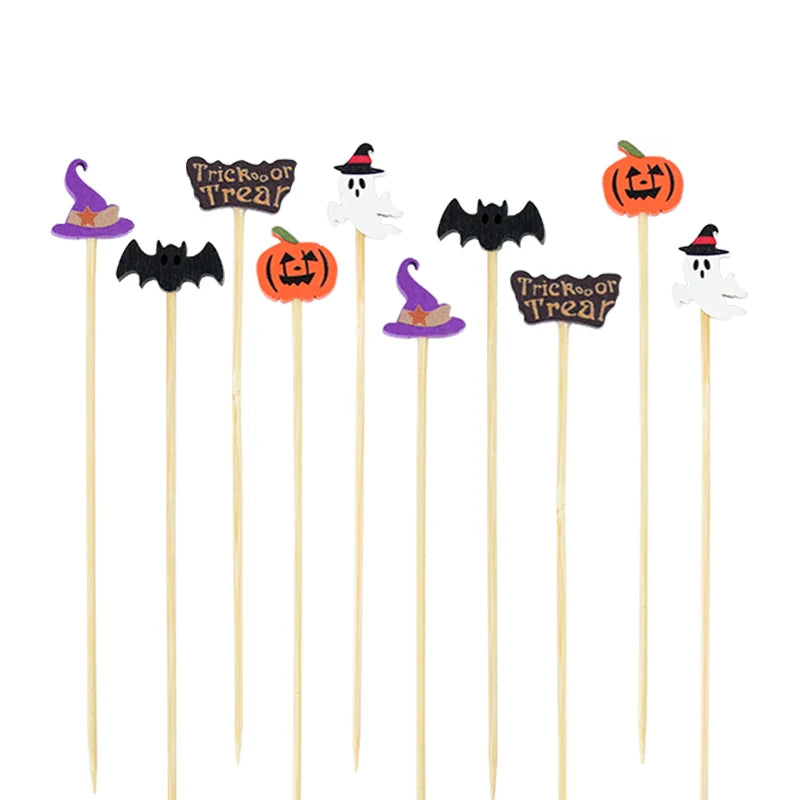 Disposable Bamboo Party Skewers For Desserts And Cocktails