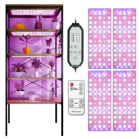 40W Ultra Thin LED Grow Light With Full Spectrum Timer