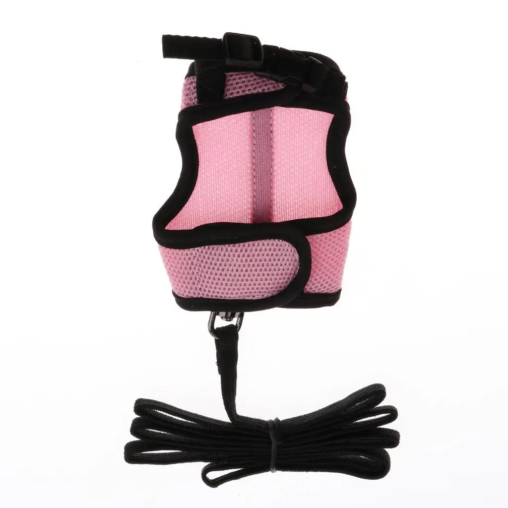 Homyl Lightweight Mesh Vest Harness And Leash For Small Pets