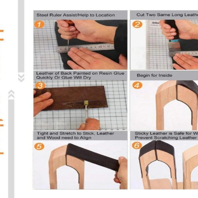 Wooden Leather Stitching Pony Workstation For Diy Hand Sewing