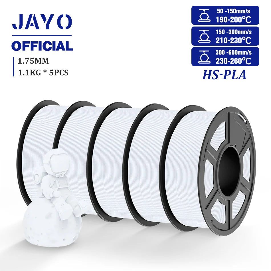 Jayo Premium 3D Printer Filament PLA Plus ABS PETG Silk