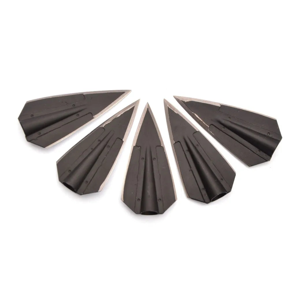 Alloy Steel Blade Arrowheads 115Grain Hunting Broadheads 12pcs Archery Arrow Points for OD 8mm Carbon Arrow Shaft Outdoor Target Practice