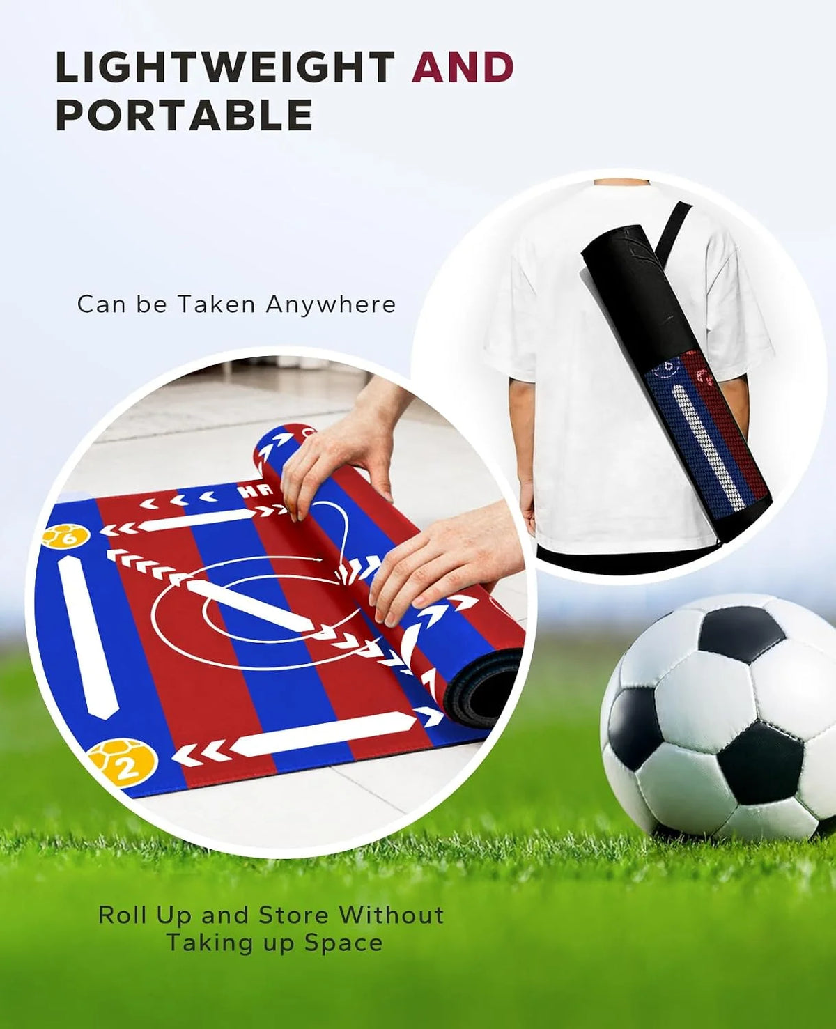 Professional Soccer Training Mat For Football Agility Drills