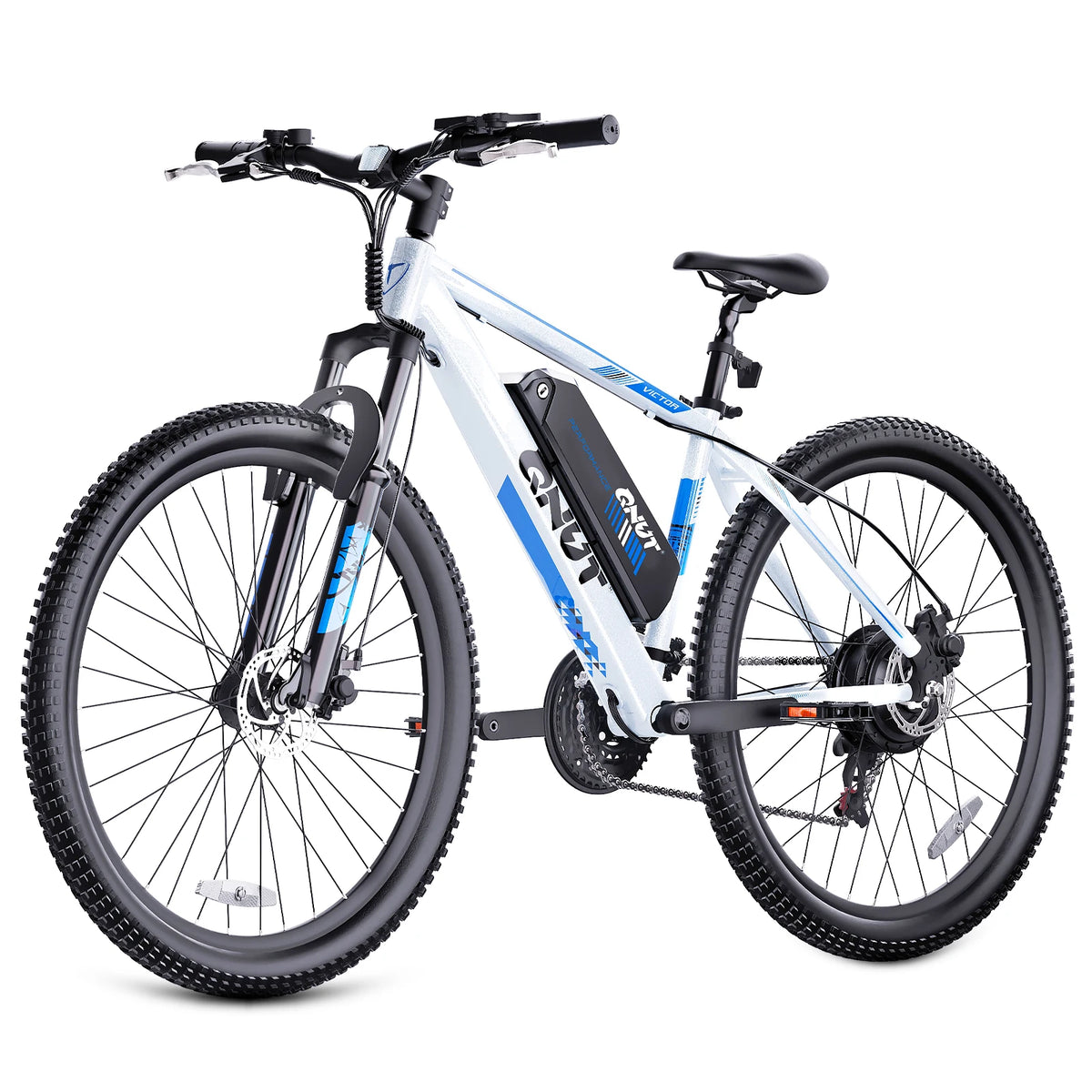 QNUT 1000W Peak Electric Mountain Bike With 10Ah Removable Battery