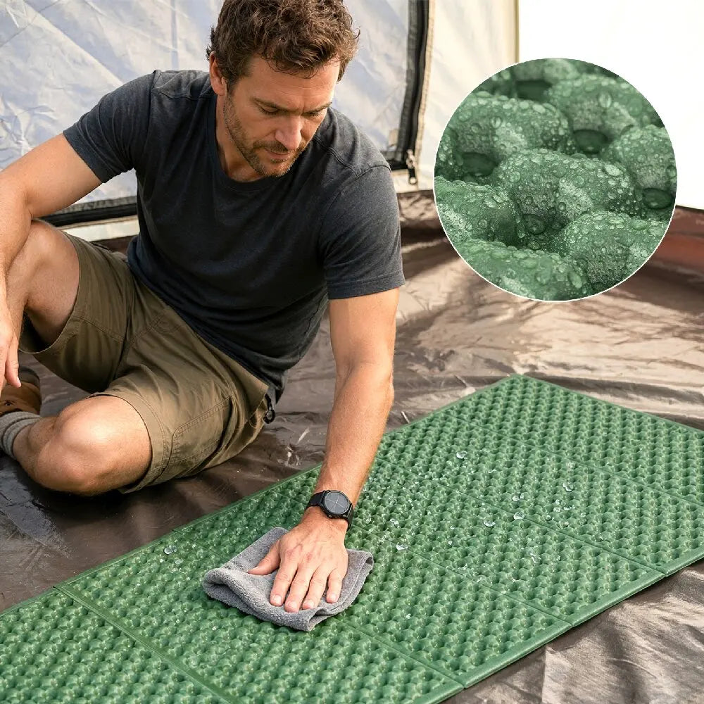 Night Cat Foam Sleeping Pad: Foldable Ultralight Closed Cell Foam Sleeping Mat Waterproof for Outdoor Hiking Camping Backpacking