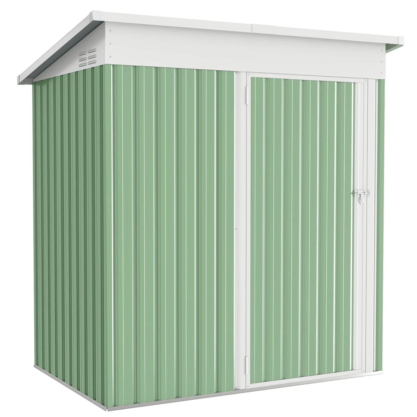 Outdoor Plastic Storage Shed With Lockable Door For Yard Patio