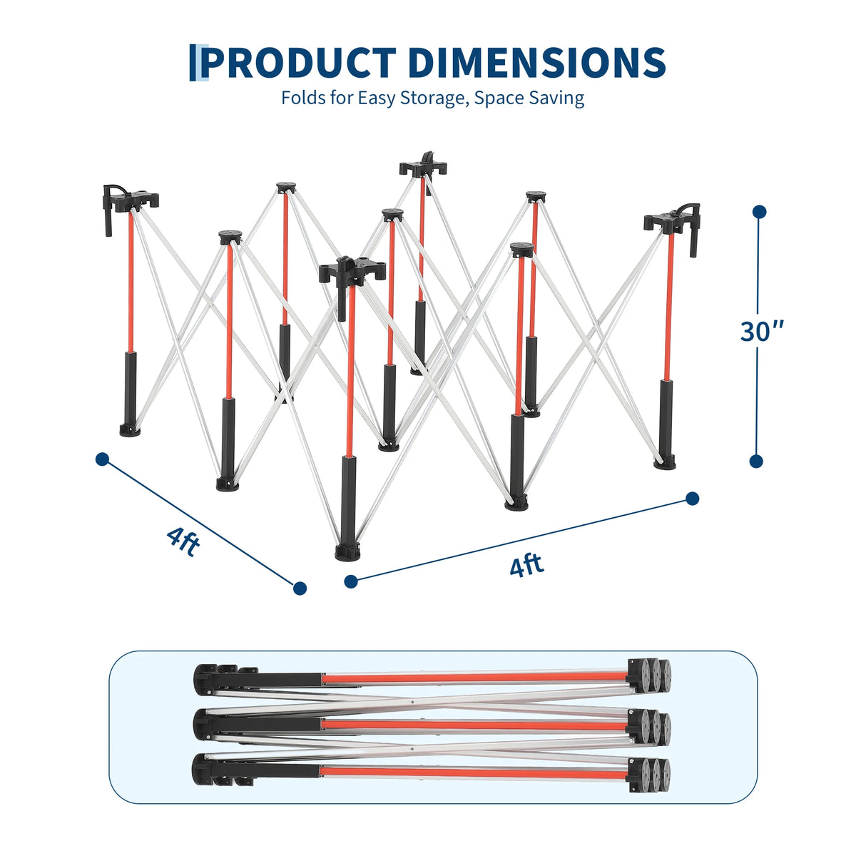 Heavy Duty Folding Workbench Quick Clamps For Woodworking And DIY