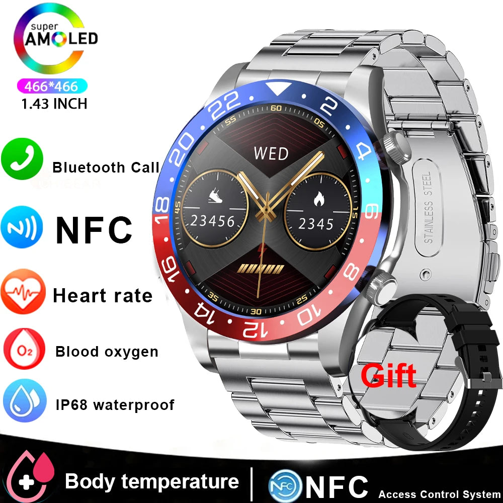 Amoled Smart Watch With Bluetooth Calling And Fitness Tracking