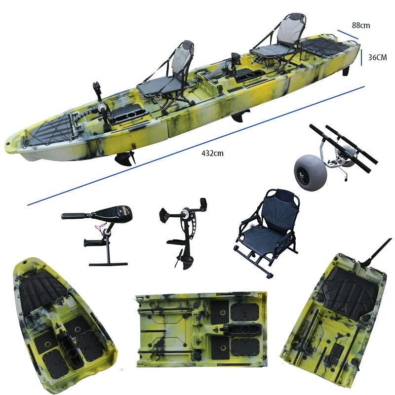 GSF Modular Pedal Drive Sea Kayak Propeller Fishing Boat